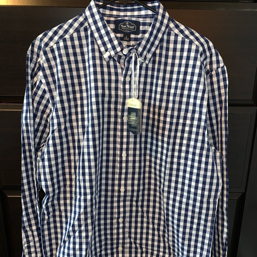 Nat Nast casual button down shirt